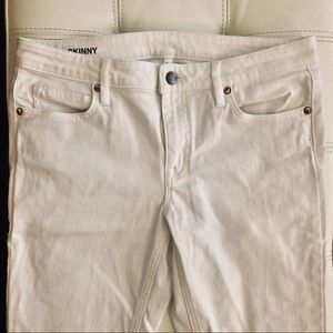 Perfect Muji White Skinny Jeans Sz 27